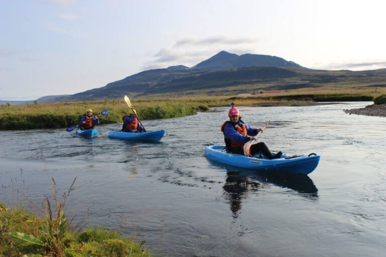 Icelandic Kayak Trip Overview Of Svartá River