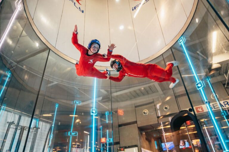 Ifly Dallas First Time Flyer Experience Immersive Wind Tunnel Flight