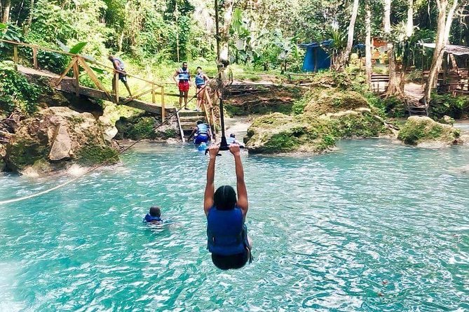 Irie Blue Hole Adventure Tour From Kingston Transportation Details