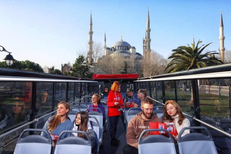 Istanbul: 1 Or 2 Day Hop On Hop Off Bus Tour With Commentary Tour Overview