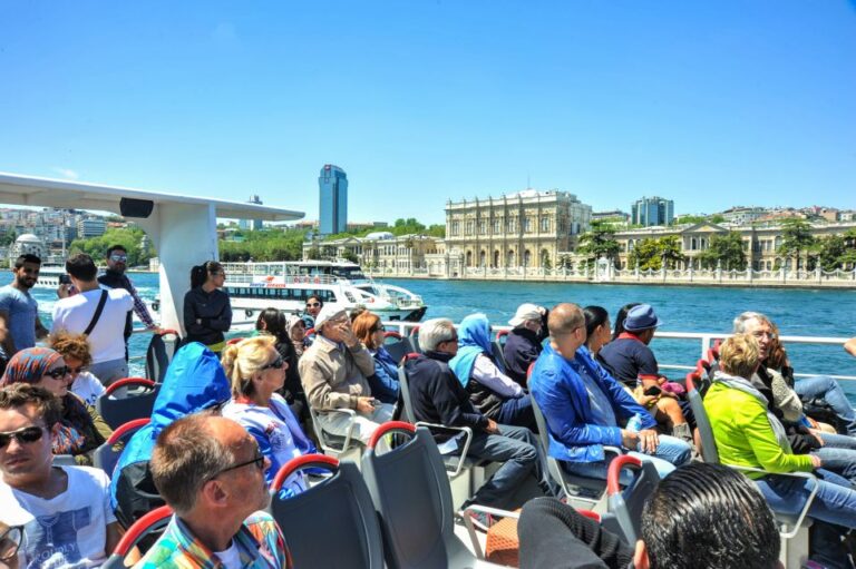 Istanbul: Bosphorus Cruise W/audio Guide And Sunset Option Tour Duration And Schedule