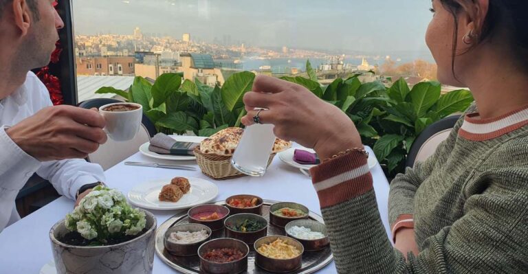 Istanbul: Private Turkish Food Experience W/ Bosphorus View Exploring The Private Turkish Food Experience