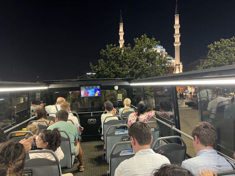 Istanbul: Two Continents Evening Bus Tour With Commentary Tour Overview