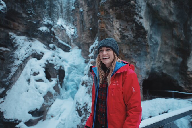 Johnston Canyon Frozen Waterfalls & Banff Backroads Wildlife Tour - Tour Description