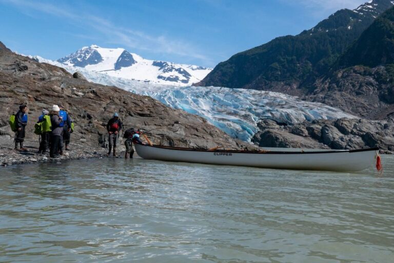 Juneau: Mendenhall Glacier Lake Canoe Day Trip And Hike Overview Of The Mendenhall Glacier Canoe Adventure