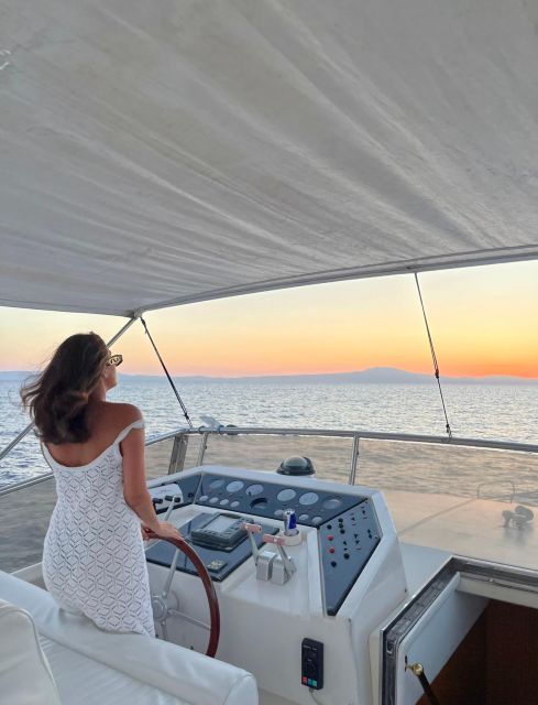 Kalamata: Sunset Cruise With Wine & Fruit Salads Overview Of The Sunset Cruise