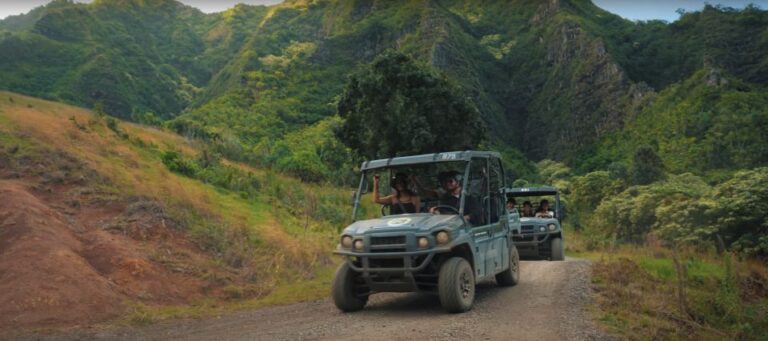 Kaneohe: Kualoa Ranch Guided Utv Tour Tour Overview