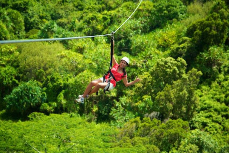 Kauai: Zipline Adventure Soaring Over Kauais Beauty