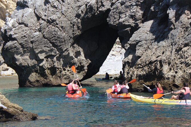 Kayak Tour From Sesimbra To Ribeira Do Cavalo Beach, Passing Through The Caves Tour Overview