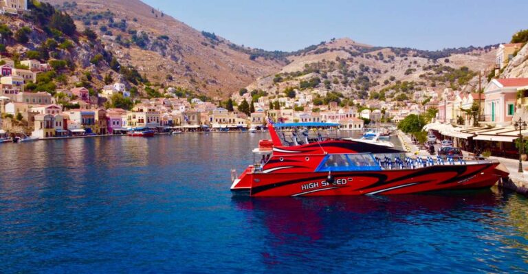 Kiotari, Lardos, Pefkos, & Lindos: Speedboat To Symi Island Tour Overview