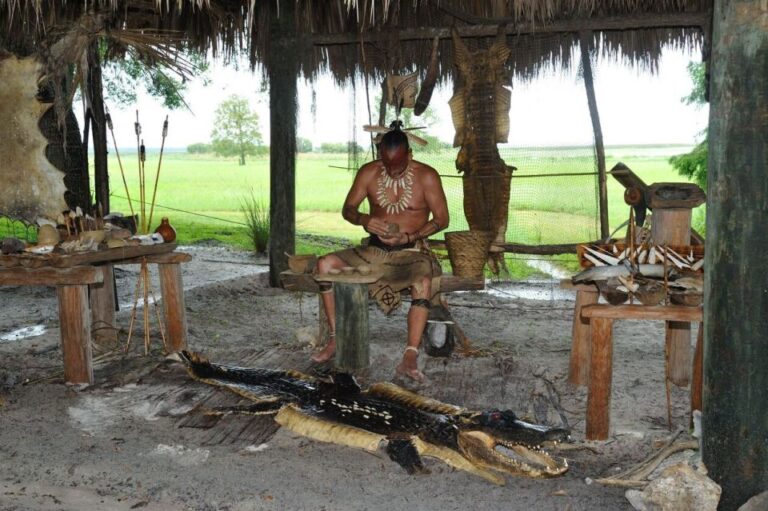 Kissimmee: Jororo Village Walkthrough Entry With Exhibits Exploring The Jororo Tribe