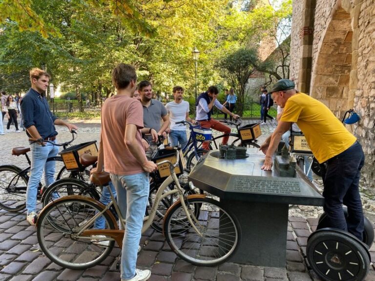 Krakow: 2h Kazimierz (jewish Quarter) Bike Tour Tour Overview