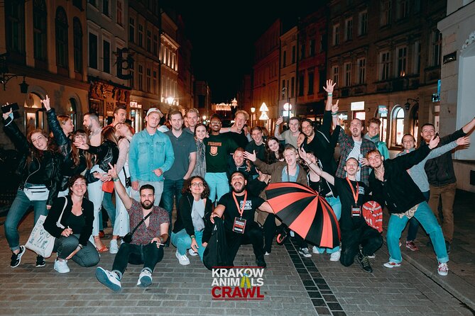 Krakow Animals Nightlife Tour With 1 Hr Of Unlimited Alcohol And 4 Clubs/pubs Nightlife Highlights And Inclusions