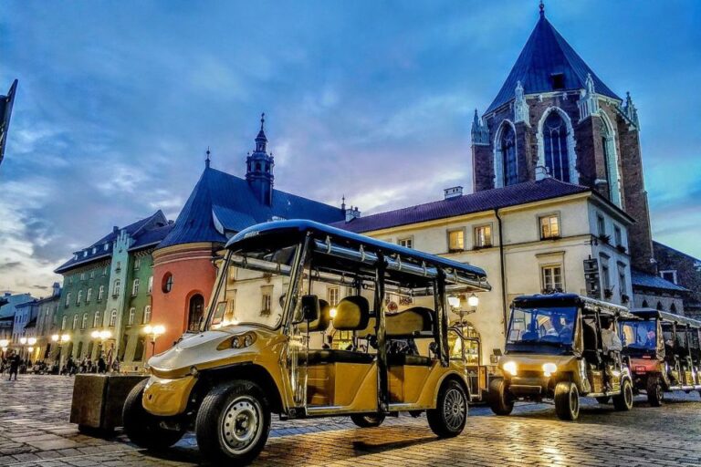 Krakow: Golf Cart Tour Of Kazimierz & Former Jewish Ghetto Tour Overview