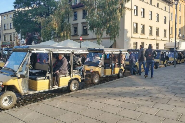 Krakow: Kazimierz By Golf Cart And Schindlers Factory Tour Tour Overview