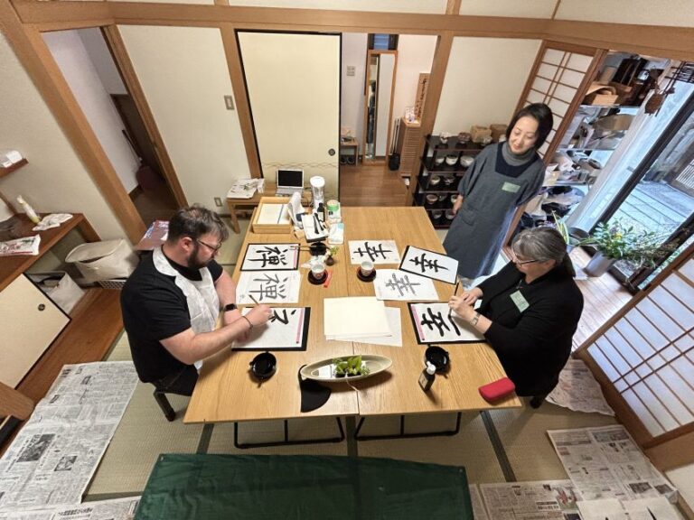 Kyoto: Local Home Visit And Japanese Calligraphy Class Activity Overview