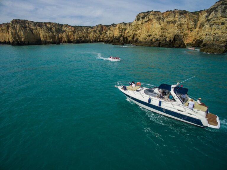 Lagos: Full Day Private Yacht Charter Algarve Coastline Exploration