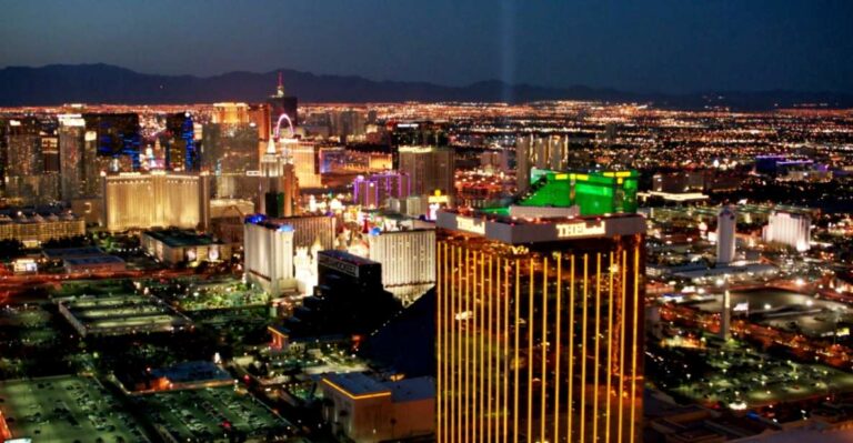 Las Vegas: Buddy Vs Ristorante Lunch And Helicopter Flight Luxury Two In One Experience