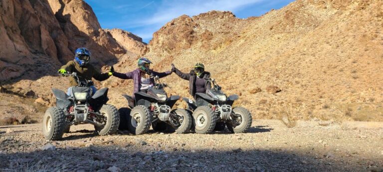 Las Vegas: Old West Adventure Atv/rzr Full Day Tour Pickup And Drop Off Options