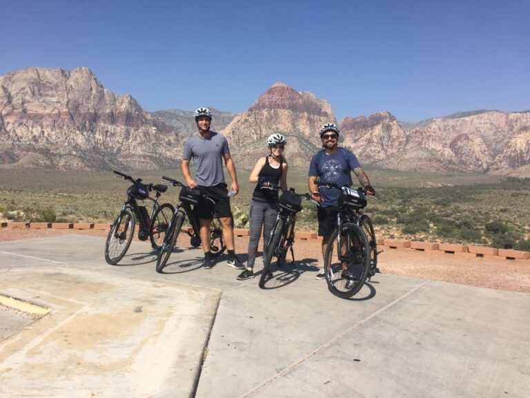 Las Vegas: Red Rock Canyon Sunrise Self Guided E–bike Tour Tour Details