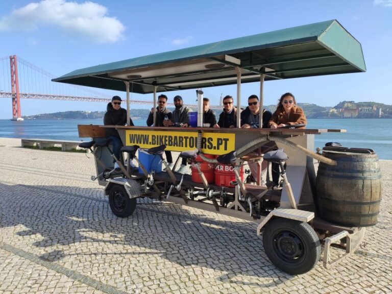 Lisbon: Beer Bike Tour With Sangria And Beer Guided Bike Tour In Lisbon