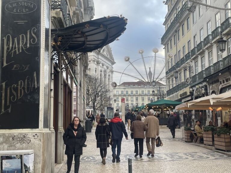 Lisbon: Guided City Walking Tour With Drink Tasting Tour Overview