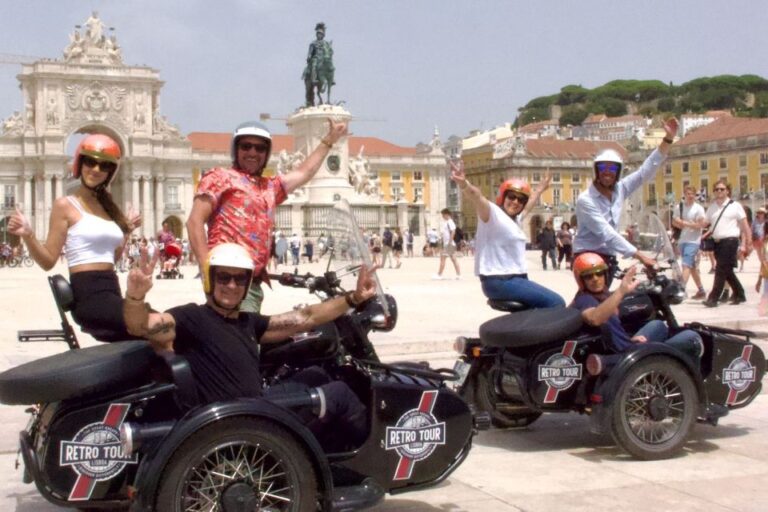 Lisbon : Private Motorcycle Sidecar Tour Tour Overview