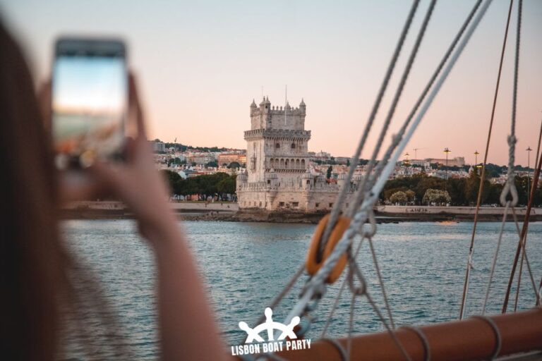 Lisbon: Sunset Boat Party With 2 Drinks And Free Club Entry Overview Of The Boat Party