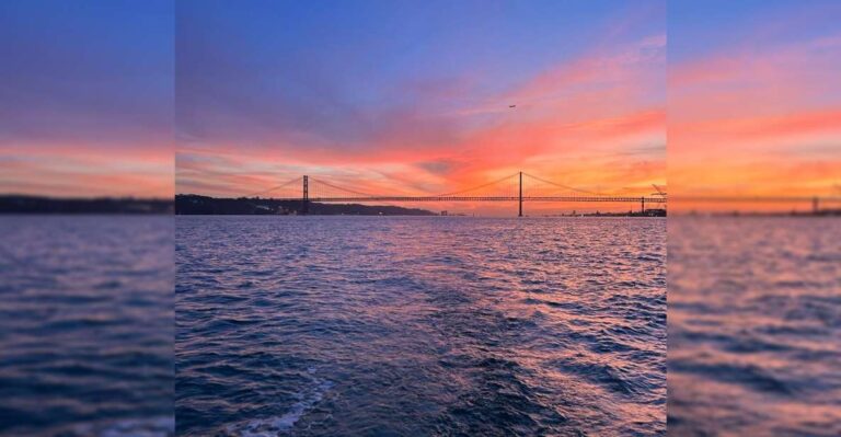 Lisbon: Sunset Boat Tour With A Drink Tour Overview