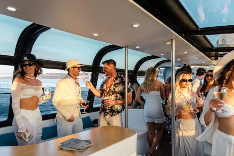 Lisbon: Sunset Dj Boat Party Cruise With Open Bar Experience Overview