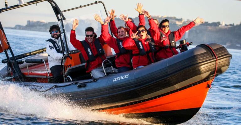 Lisbon: Sunset Speedboat Tour With Complimentary Drink Tour Overview