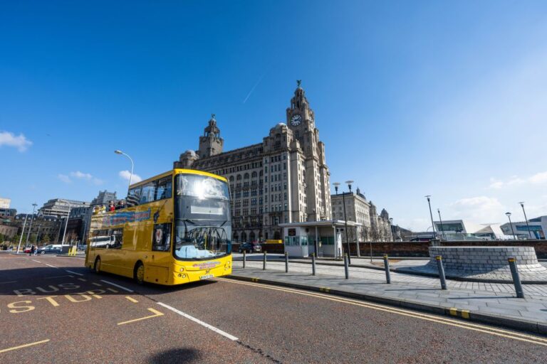 Liverpool: River Cruise And Hop On Hop Off Bus Tour River Mersey Sightseeing Cruise