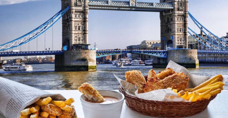 London: English Food Tasting & Private City Sightseeing Tour Tour Overview