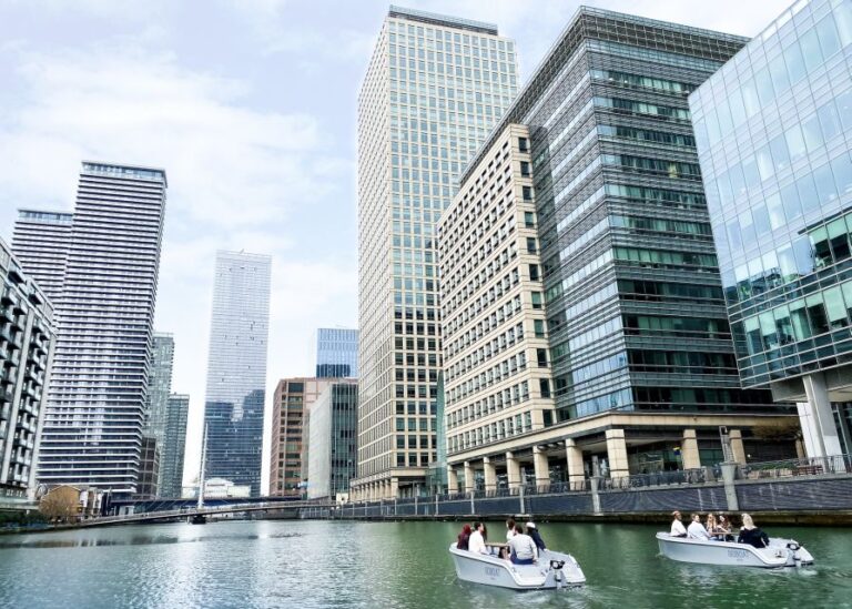 London: Goboat Rental In Canary Wharf With London Docklands Overview Of Goboat Experience