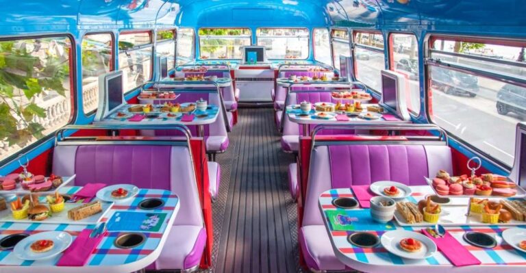 London: Peppa Pig Afternoon Tea Bus Tour With Audio Guide Activity Details