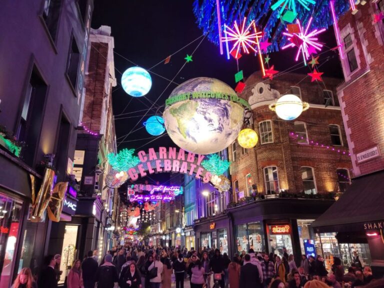 London: Private Christmas Lights And Markets Walking Tour Tour Overview