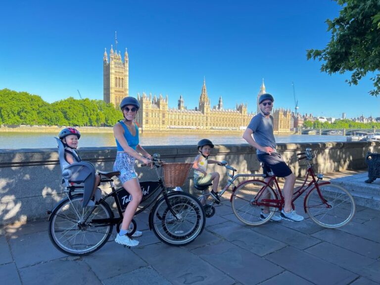 London: Private Family Guided Bike Tour With Childseats Overview