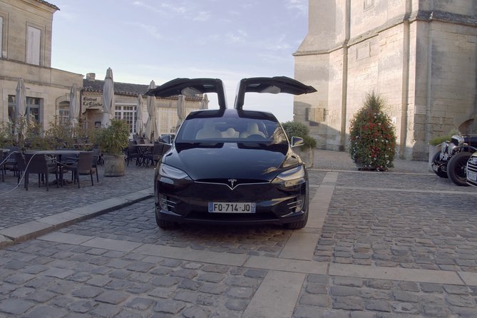 Luxurious Full Day Bordeaux Wine Tour in a Tesla - Private Transportation Experience