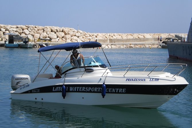 Luxury Self Drive Marinello 26 Speedboat Rental In Latchi Location And Meeting Point