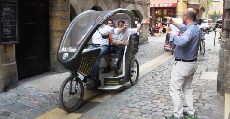 Lyon: 1 Or 2 Hour Pedicab Tour Overview