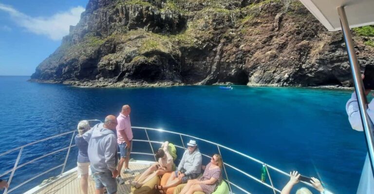 Madeira: Boat Trip With Lunch, Drinks, And Hotel Transfer Overview Of The Activity