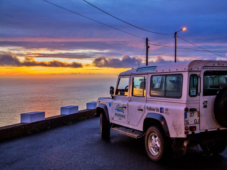 Madeira: Sunset Jeep Tour With Levada Do Norte Walk Tour Overview