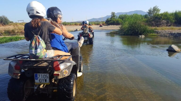 Málaga: Off Road 2 Seater Quad Tour Through Dirt And River Tour Overview And Details