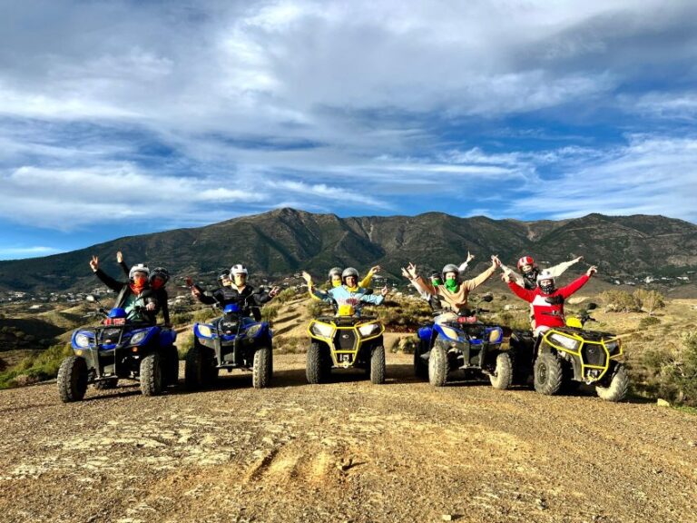 Malaga: Off Road 3 Hours Tour By 2 Seater Quad In Mijas Overview Of The Tour