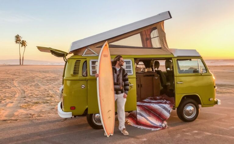 Malibu Beach: Surf Tour In A Vintage Vw Van Exploring Malibus Scenic Shoreline