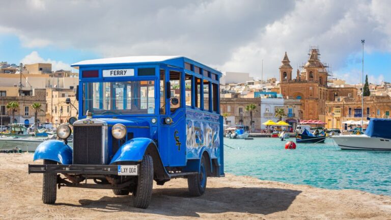 Malta: Scenic Tour By Vintage Bus Including Palazzo Falson Tour Overview And Details