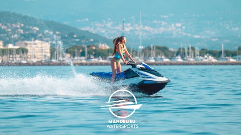 Mandelieu La Napoule: La Rague Beach Jet Ski Tour Tour Overview