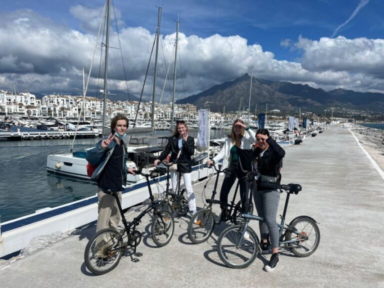 Marbella: Guided Bike Tour With Tapas Tasting And Drinks Tour Overview And Pricing