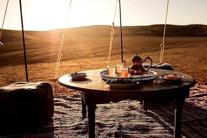 Marrakech: Agafay Desert, Magical Dinner & Sunset And Camel Ride Detailed Tour Inclusions