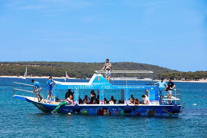 Medulin: Glass Boat Tour Experience To Kamenjak With Mermaid Tour Overview